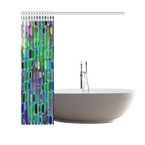 psychedelic lights 1 by JamColors Shower Curtain 69"x70"