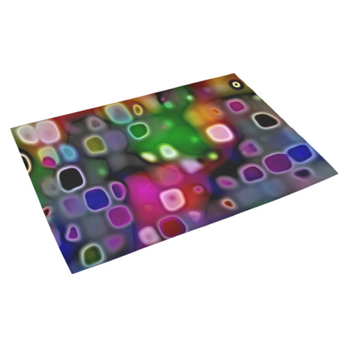 psychedelic lights 2 by JamColors Azalea Doormat 30" x 18" (Sponge Material)