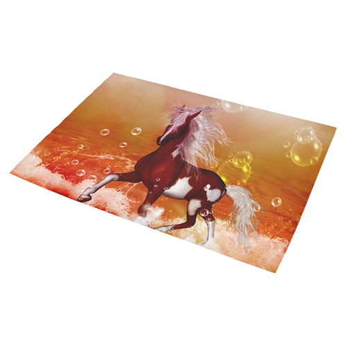 The wild horse Azalea Doormat 30" x 18" (Sponge Material)