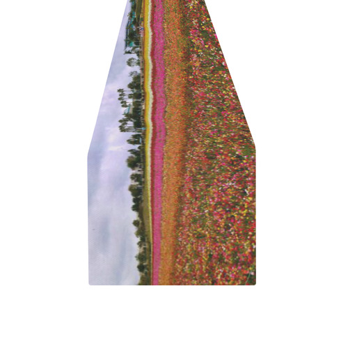 Flower Fields - Table Runner Table Runner 14x72 inch