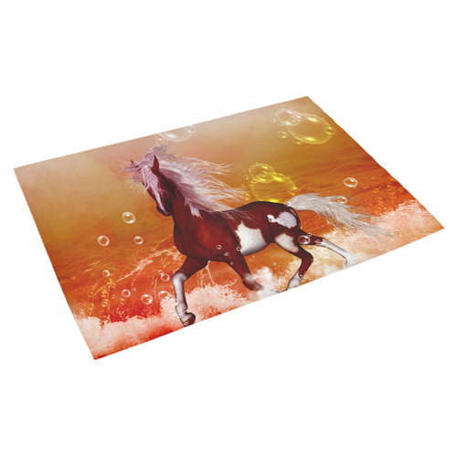 The wild horse Azalea Doormat 30" x 18" (Sponge Material)