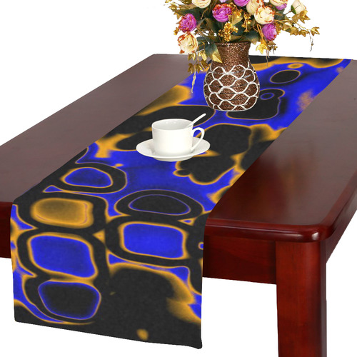 psychedelic lights 5 by JamColors Table Runner 16x72 inch