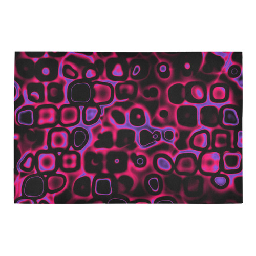 psychedelic lights 3 by JamColors Azalea Doormat 24" x 16" (Sponge Material)