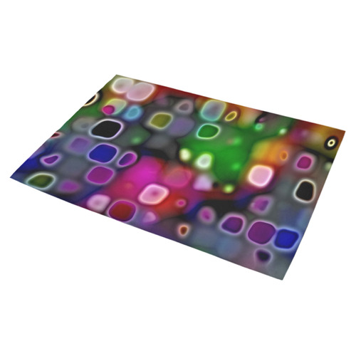 psychedelic lights 2 by JamColors Azalea Doormat 30" x 18" (Sponge Material)