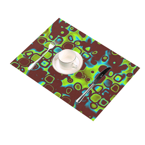 psychedelic lights 6 by JamColors Placemat 14’’ x 19’’