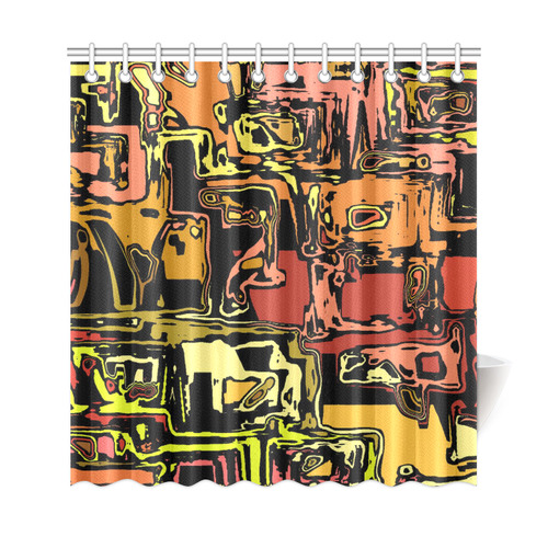 modern abstract 47C by JamColors Shower Curtain 69"x72"