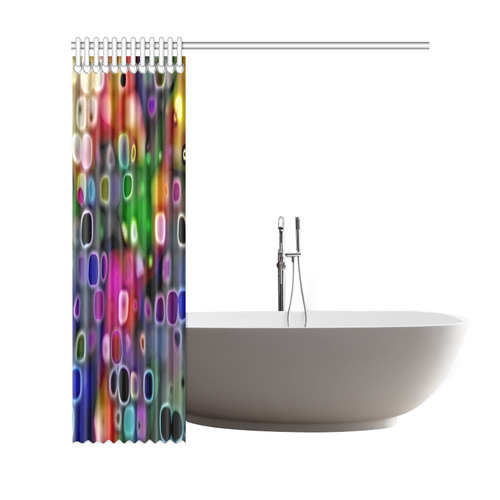 psychedelic lights 2 by JamColors Shower Curtain 69"x72"