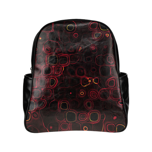 psychedelic lights 4 by JamColors Multi-Pockets Backpack (Model 1636)
