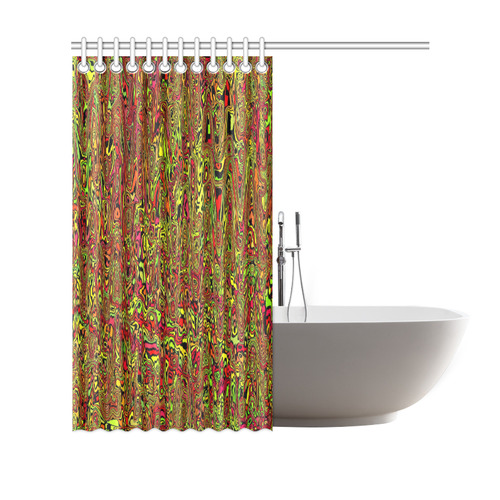 modern abstract 45C by JamColors Shower Curtain 69"x70"