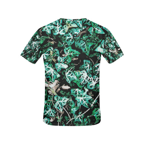 Ivy All Over Print T-Shirt for Women (USA Size) (Model T40)