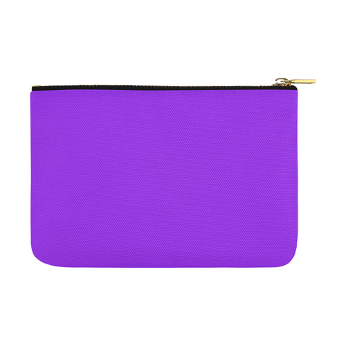 Designer Color Solid Electric Violet Carry-All Pouch 12.5''x8.5''