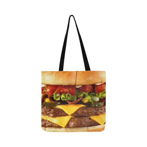 CHEESEBURGER (2) Reusable Shopping Bag Model 1660 (Two sides)