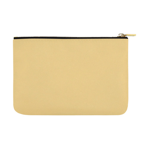 Designer Color Solid Marzipan Carry-All Pouch 12.5''x8.5''