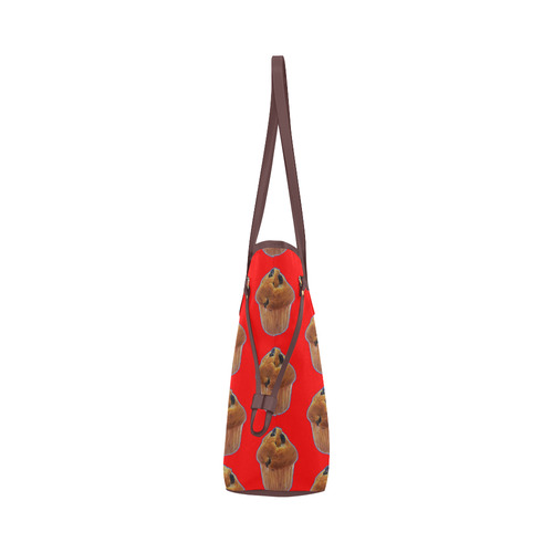 BLUEBERRY MUFFIN (TILED) Clover Canvas Tote Bag (Model 1661)