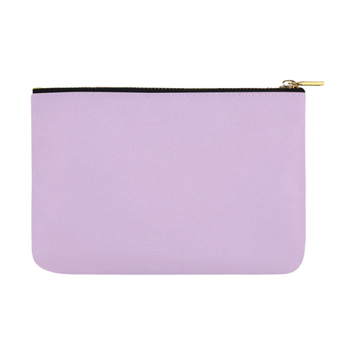 Designer Color Solid French Lilac Carry-All Pouch 12.5''x8.5''