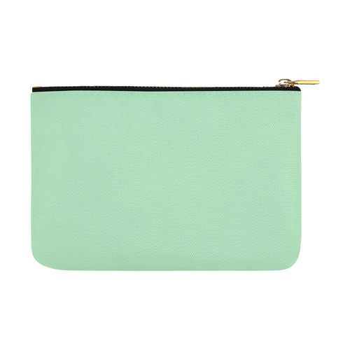 Designer Color Solid Magic Mint Green Carry-All Pouch 12.5''x8.5''