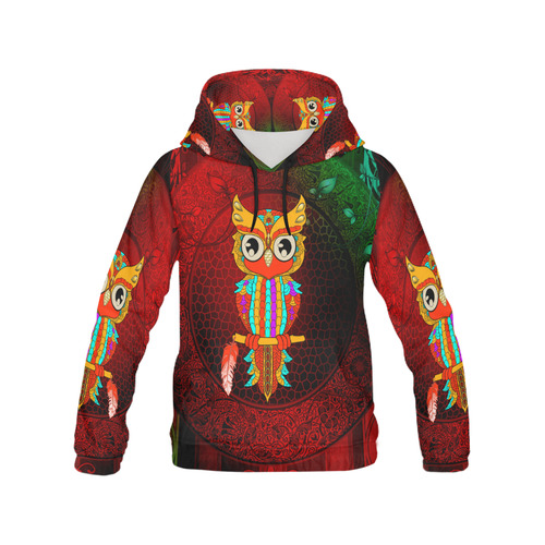 Cute owl, mandala design