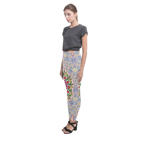 Garden Party Doodle Art Cassandra Women's Leggings (Model L01)