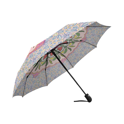 Garden Party Doodle Art Auto-Foldable Umbrella (Model U04)