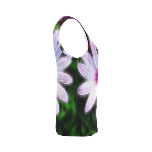 Brilliant Flower All Over Print Tank Top for Women (Model T43)