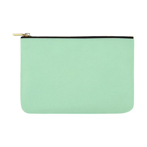 Designer Color Solid Magic Mint Green Carry-All Pouch 12.5''x8.5''