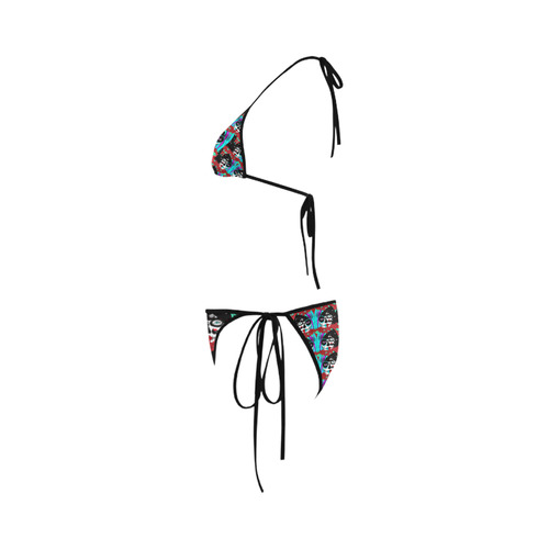 Identity crisis sugarskull- Day of the dead Custom Bikini Swimsuit