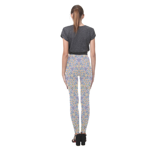 Garden Party Doodle Art Cassandra Women's Leggings (Model L01)