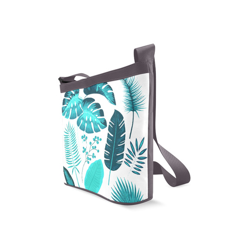 Collection Tropical Leaf Palm Banana Monstera Crossbody Bags (Model 1613)