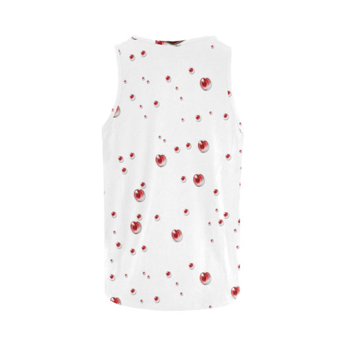 Valentine Heart All Over Print Tank Top for Women (Model T43)