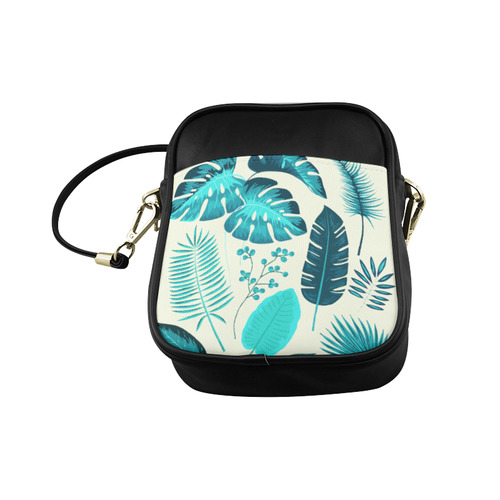 Collection Tropical Leaf Palm Banana Monstera Sling Bag (Model 1627)