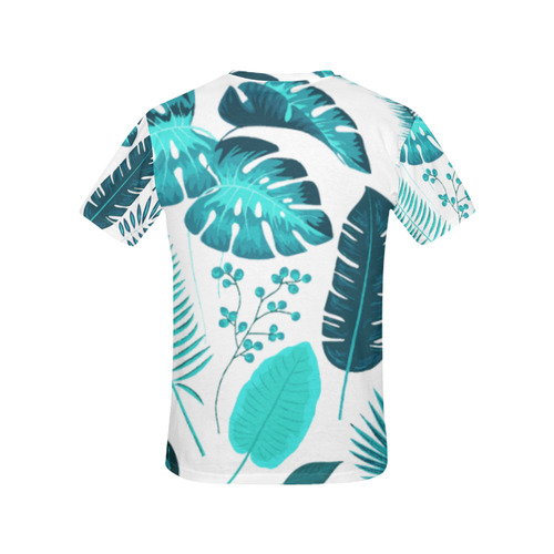 Collection Tropical Leaf Palm Banana Monstera All Over Print T-Shirt for Women (USA Size) (Model T40)