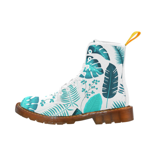 Collection Tropical Leaf Palm Banana Monstera Martin Boots For Women Model 1203H