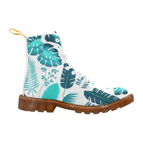 Collection Tropical Leaf Palm Banana Monstera Martin Boots For Women Model 1203H