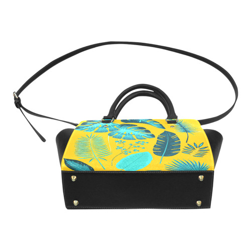 Collection Tropical Leaf Palm Banana Monstera Classic Shoulder Handbag (Model 1653)