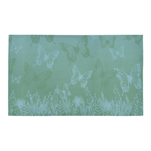 Field of Butterflies Azalea Doormat 30" x 18" (Sponge Material)