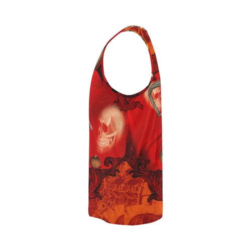 Halloween, pumpkin All Over Print Tank Top for Men (Model T43)