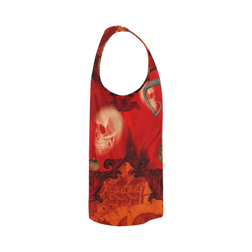 Halloween, pumpkin All Over Print Tank Top for Men (Model T43)