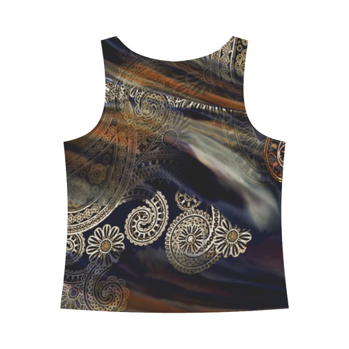 FallPaisleysm2 All Over Print Tank Top for Women (Model T43)