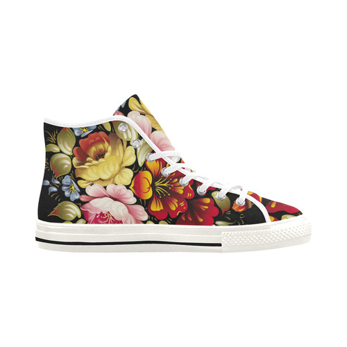 Flowers "white" Vancouver H Women's Canvas Shoes (1013-1)