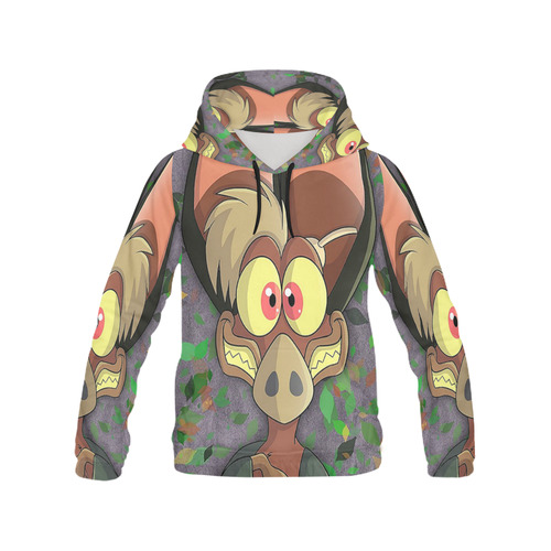 batty batty All Over Print Hoodie for Women (USA Size) (Model H13)
