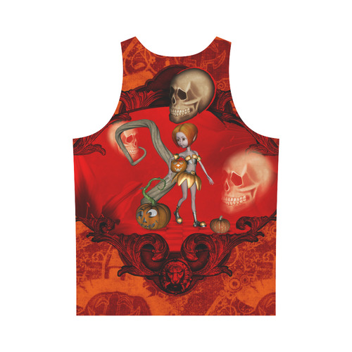 Halloween, pumpkin All Over Print Tank Top for Men (Model T43)