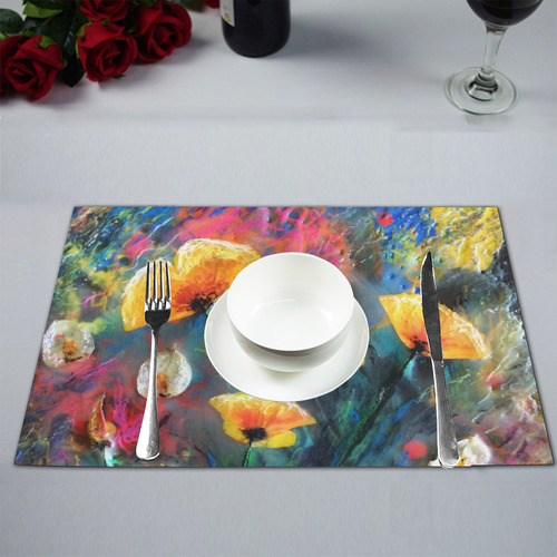 Nirvana Garden Placemats Placemat 12’’ x 18’’ (Set of 4)