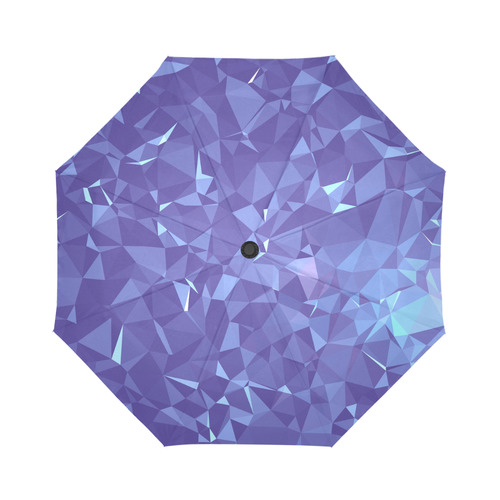 Blue Poly Auto-Foldable Umbrella (Model U04)