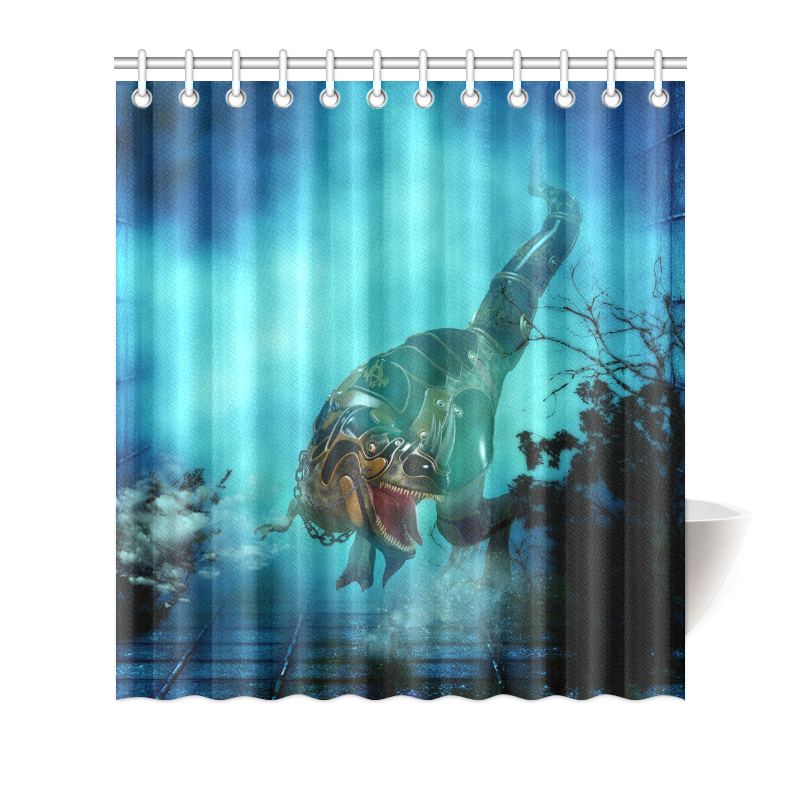 Awesome T Rex Shower Curtain 66 X72 Id D1796046