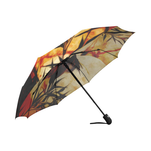 Samurai before battle Auto-Foldable Umbrella (Model U04)