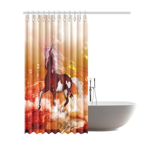 The wild horse Shower Curtain 69"x84"