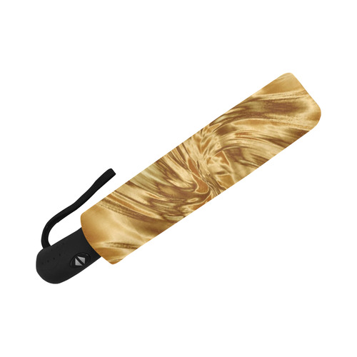 Golden copper silk look alike Umbrella for men and women Auto-Foldable Umbrella (Model U04)