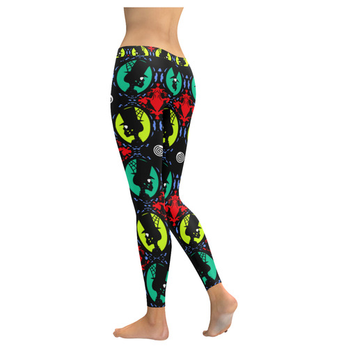 Voodoo youdo Women's Low Rise Leggings (Invisible Stitch) (Model L05)