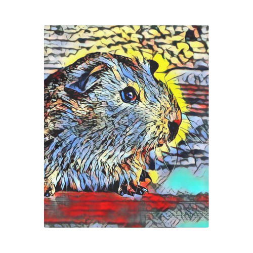 Color Kick - Guinea pig by JamColors Duvet Cover 86"x70" ( All-over-print)