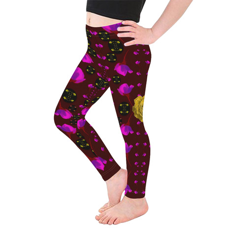 Roses in the air for happy feelings Kid's Ankle Length Leggings (Model L06)